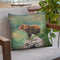European Brown Bear Throw Pillow By David Stribbling