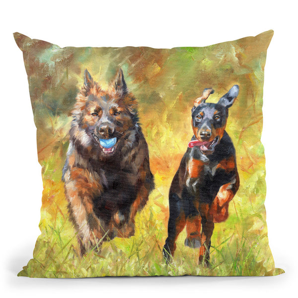 Full Of Life Throw Pillow By David Stribbling