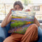 Lavender Field Throw Pillow By David Stribbling