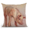 Little Pig Throw Pillow By David Stribbling