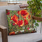 Poppies Throw Pillow By David Stribbling