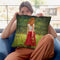 The Violinist Throw Pillow By David Stribbling