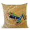 Toadly Awesome Frog Throw Pillow By Dena Tollefson