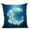 Moonlight Flowers Throw Pillow By Diogo Verissimo