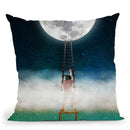 Reach For The Moon Throw Pillow By Diogo Verissimo
