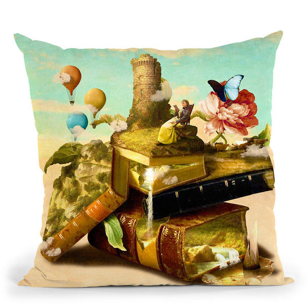 To Lands Away Throw Pillow By Diogo Verissimo