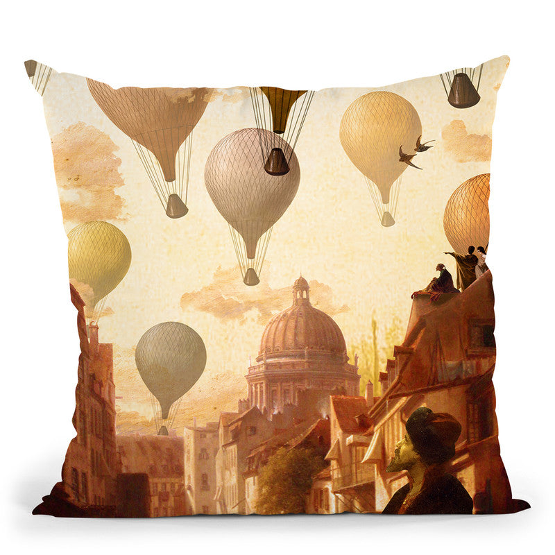Voyage To The Unknown Throw Pillow By Diogo Verissimo