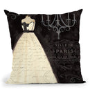 French Couture I Throw Pillow By Emily Adams