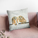 Christmas Critters I Throw Pillow By Emily Adams