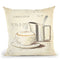Parisian Coffee Iv - 6X6 Throw Pillow By Emily Adams