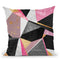 Geometry Pink Throw Pillow By Elisabeth Fedrikson