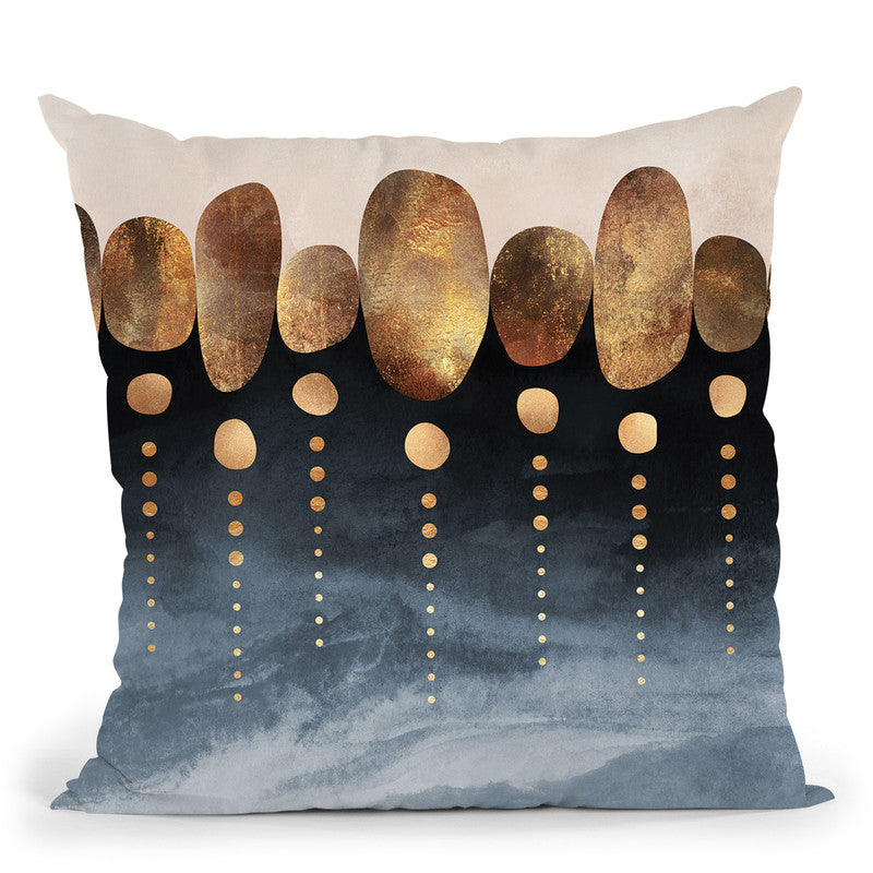 Natural Abstraction Throw Pillow By Elisabeth Fedrikson