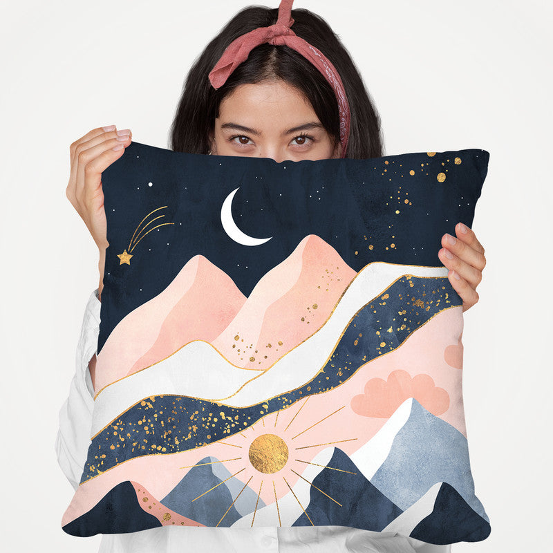 Night And Day Throw Pillow By Elisabeth Fedrikson