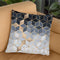 Soft Blue Gradient Cubes Throw Pillow By Elisabeth Fedrikson