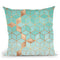 Soft Gradient Aquamarine Throw Pillow By Elisabeth Fedrikson