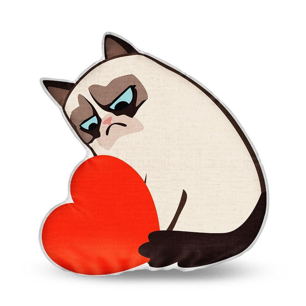Grumpy Cat What Is This Throw Pillow
