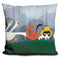 Grumpy Cat G Is For Geese Throw Pillow