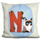 Grumpy Cat N Is For Newt Throw Pillow
