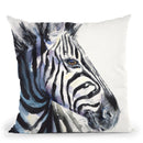 Zebra Throw Pillow By George Dyachenko