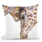 Giraffes Family Throw Pillow By George Dyachenko
