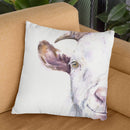 Goat Throw Pillow By George Dyachenko