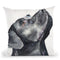 Black Labrador Throw Pillow By George Dyachenko