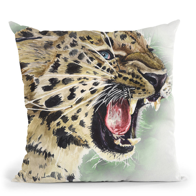 Leopard Throw Pillow By George Dyachenko