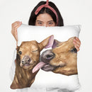 Mother And Her Baby Throw Pillow By George Dyachenko