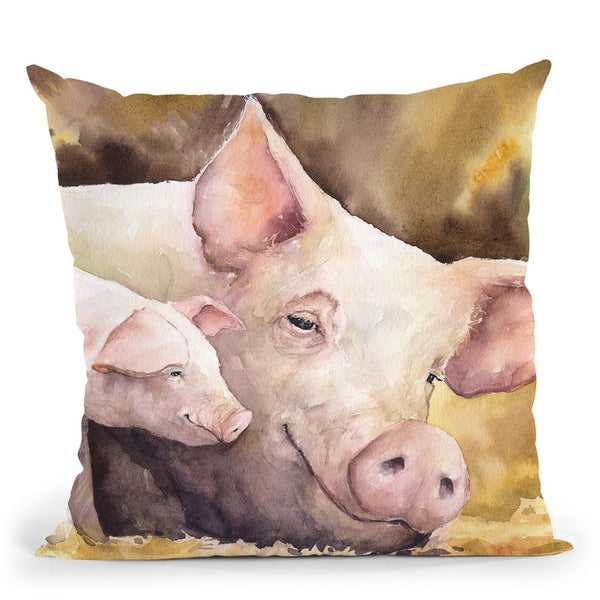 Mother'S Love Throw Pillow By George Dyachenko