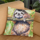 Sloth Throw Pillow By George Dyachenko