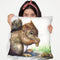 Squirrel Throw Pillow By George Dyachenko