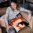 Classic Mother And Child Throw Pillow By Gustav Klimt