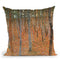 Forest Of Beech Trees Throw Pillow By Gustav Klimt