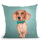 The Wiener Dog Throw Pillow By Image Conscious - by all about vibe