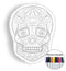 Beautiful skull coloring pillow Made In USA