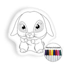 Bunny coloring pillow Made In USA