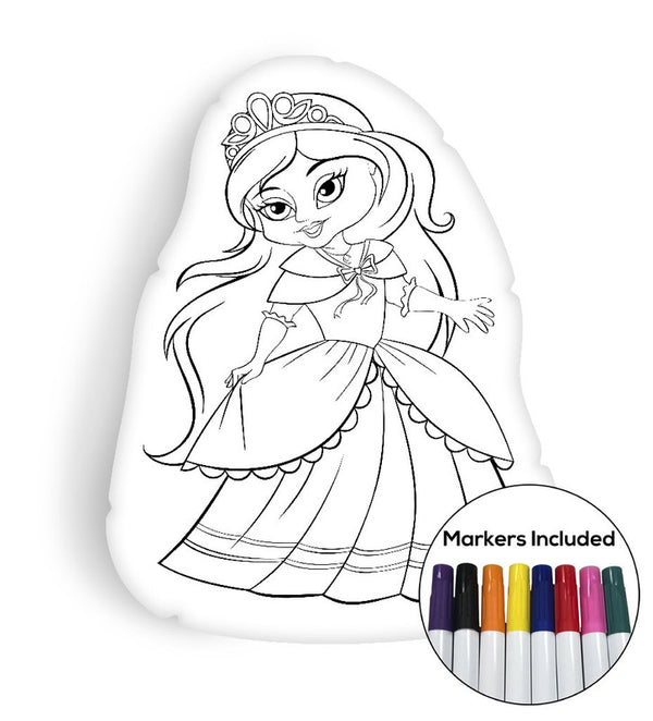 Little Princess coloring pillow Made In USA