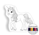 Unicorn I coloring pillow Made In USA