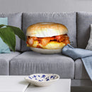 Breakfast Sandwich Throw Pillow By All About Vibe