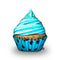 Cupcake Blue Throw Pillow By All About Vibe