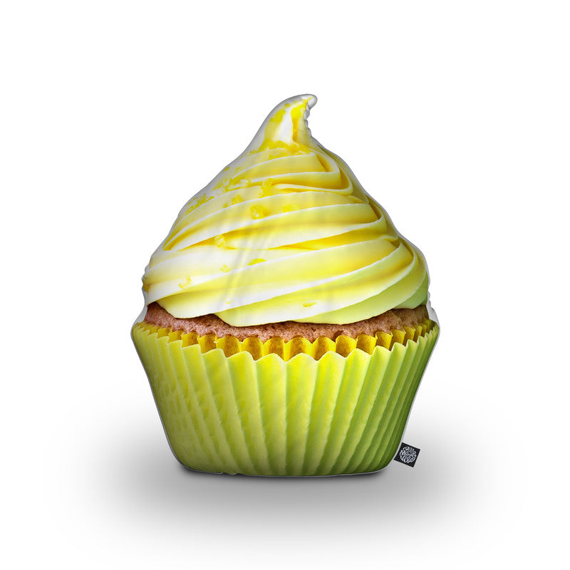 Cupcake Yellow Throw Pillow By All About Vibe