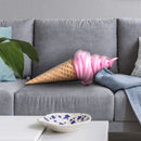 Ice Cream Cone Pink Throw Pillow By All About Vibe