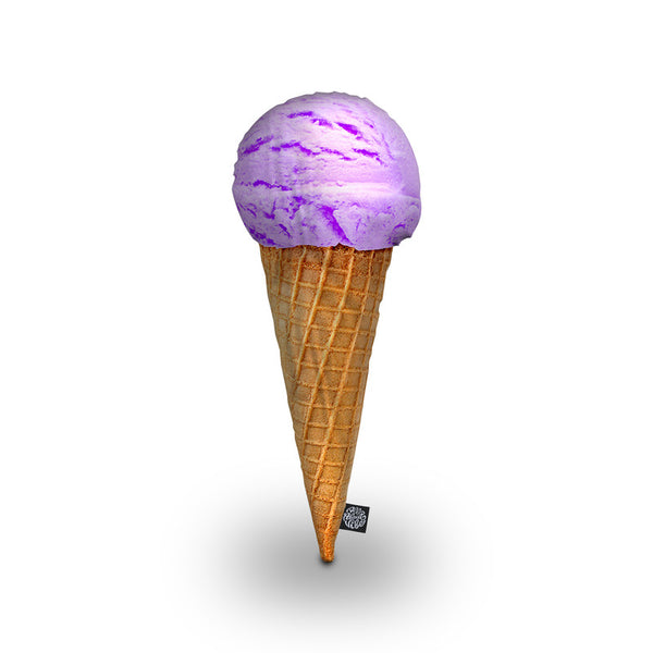 Ice Cream Cone Purple Throw Pillow By All About Vibe