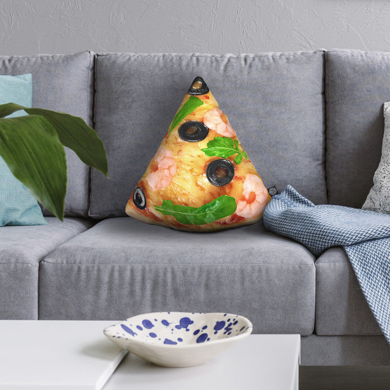 Pizza Slice Throw Pillow By All About Vibe