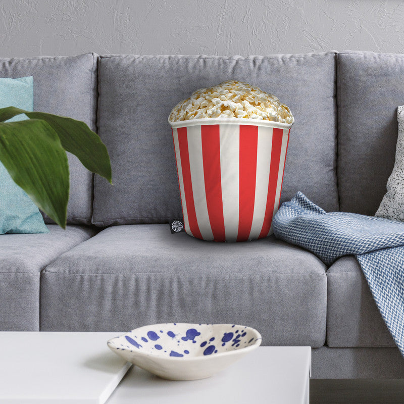 Popcorn Throw Pillow By All About Vibe