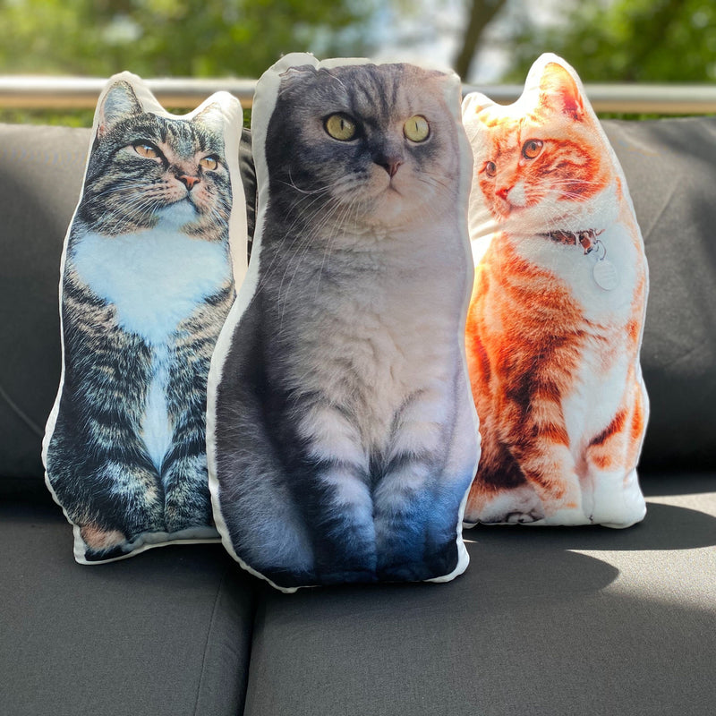 Custom Shaped Cat Pillow  Made In USA – All About Vibe