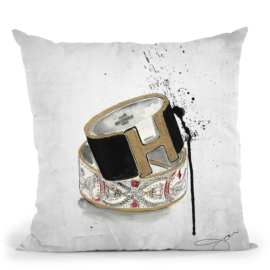 Couture To The Bone Throw Pillow By Jodi Pedri – All About Vibe