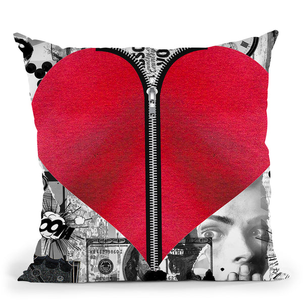 Love Hurts Throw Pillow by Jodi Pedri