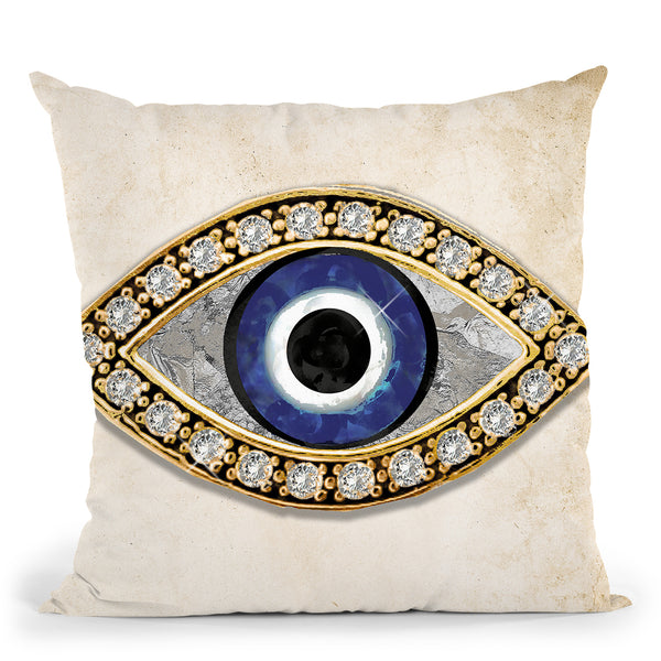 Evil Eye I Throw Pillow by Jodi Pedri