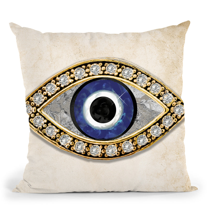 Evil Eye I Throw Pillow by Jodi Pedri